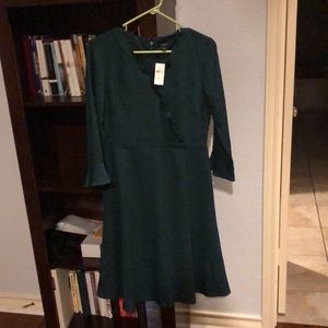 Green Ann Taylor dress, size 4